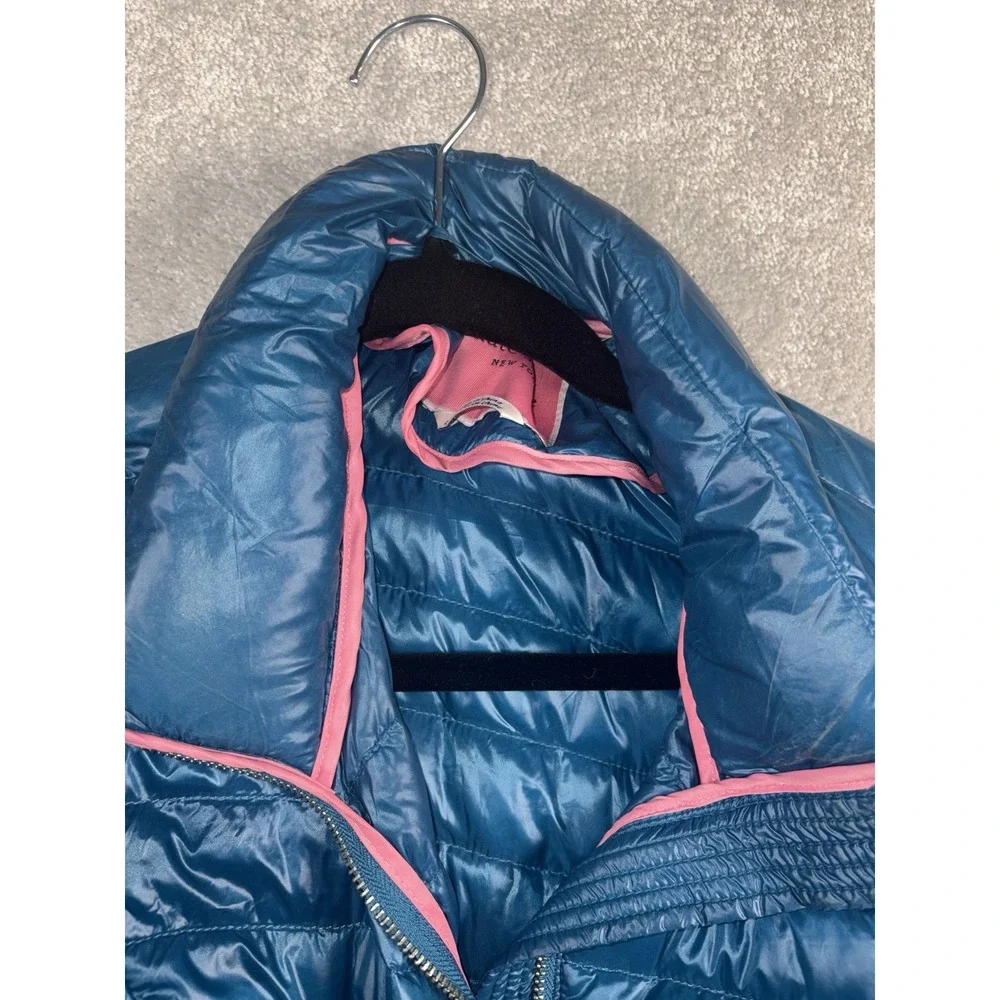 Kate Spade Packable Down Women's Puffer Jacket Xl Blue EUC
